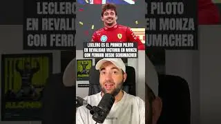 Segunda victoria de LECLERC en MONZA #f1 #shorts #charlesleclerc #leclerc #ferrari