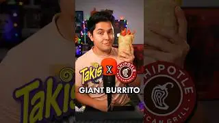 GIANT Takis Stuffed Chipotle Burrito Mukbang 🔥 | #ASMR