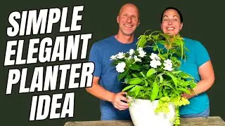 Simple Elegant Planter Idea - Wedding Planters