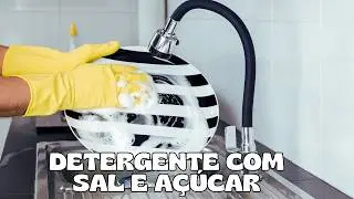 DETERGENTE DE AÇÚCAR E SAL FUNCIONA É SÓ MEXER E TÁ PRONTO