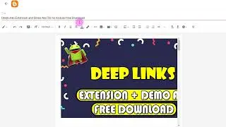 DeepLinks Extension and Demo Aia File for Kodular free