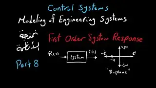 First Order System Response (Part 8) | Control Systems | شرح بالعربى