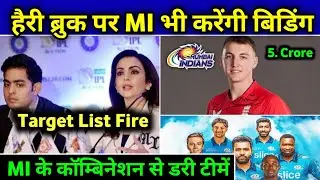 IPL 2023 - MI Target Herry Broks in Mini Auction | MI Target Players 2023 Mini Auction |