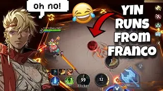 Enemy's run from Franco Hooks!🤣| Full Rank Gameplay | Mobile Legends