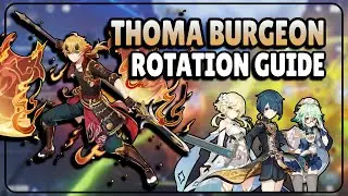 Detailed Rotation Breakdown of 4-Star Burgeon Team | Genshin Impact