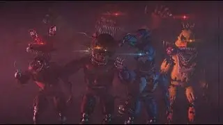 FNaF 1, 2, 3, 4 Song The Finale by NateWantsToBattle Five Nights at Freddy's Lyric Music Video
