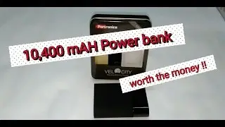 Portable power bank review | Portronics Velocity 10400 mah