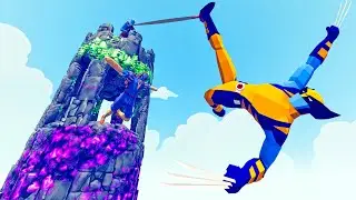 MAGIC TOWER + RURAL HARPOON & BALLOONER vs EVERY UNIT | TABS - Totally Accurate Battle Simulator