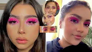 MI AMIGA ME MAQUILLA 💄*recreacion de pinterest* / Jacqui Benavides