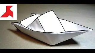 How to make an origami cutter from A4 paper