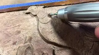 cara mengukir popor senapan angin