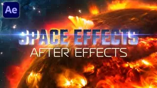 Space Effects - After Effects (Make your own space animations)