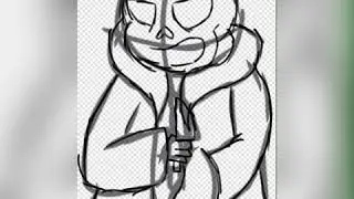 Killer Sans speedpaint || Ibis Paint X