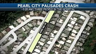 EMS: 3 injured, including 1 critically, following crash in Pearl City area