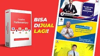 Preview Template PowerPoint Video Kampanye Caleg Pemilu Pilpres 2024 - Golkar, Nasdem, Perindo