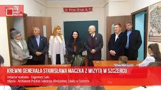 Krewni generała Stanisława Maczka z wizytą w Szczercu
