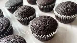 Easy CHOCOLATE CUPCAKES recipe | How to make chocolate cupcakes