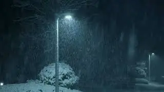 Soğuk ve Kar Fırtınası 1 Saat Videolu (ASMR)