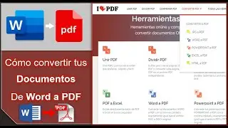 Cómo convertir un documento o archivo Word a Pdf.