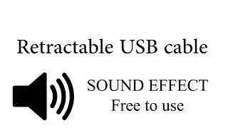 Retractable USB cable SOUND EFFECT