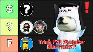 Blox Fruits Youtuber PVP Tier List | Roblox