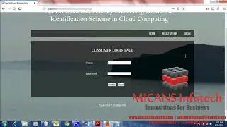 BIOMETRIC IDENTIFICATION SCHEME IN CLOUD COMPUTING JAVA PROJECT