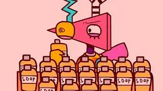 Zooble has 19 bottles of soap(real life math problems)//The amazing digital circus//LAZY.