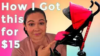 How to save big when buying a stroller: I got this Chicco for $15