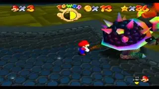 Super Mario 64 - Star Road - walkthrough Bowser Course 3