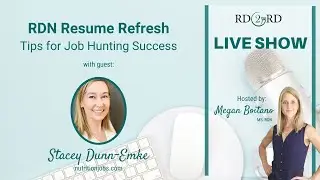 RDN Resume Refresh: Tips for Landing Your Next Job