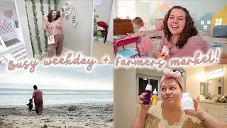 busy weekday, new summer activities, + farmers market shopping!