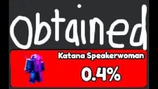 I summoned MYTHIC Katana Speakerwoman in Toilet Tower Defense!