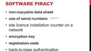 Software Piracy
