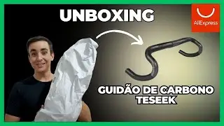 Guidão de Carbono Road / Speed Toseek Aliexpress (Unboxing e Review)