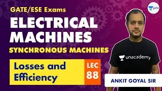 Electrical Machines | Lec 88 | Losses and Efficiency | GATE 2021 Electrical Engineering