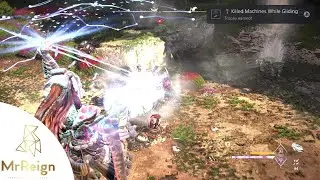 Horizon Forbidden West Burning Shores DLC Killed Machines With Specter Gauntlet While Gliding