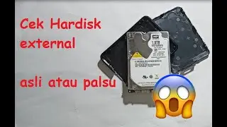 Melepas kasing hardisk external dan cek hardisk asli atau palsu