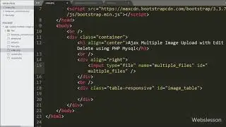 Ajax Multiple Image Upload with Edit Delete using PHP Mysql