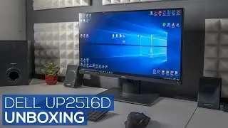 DELL UltraSharp UP2516D - Unboxing and Assembly