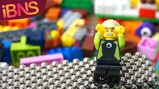 Playing with 1000 mini magnetic balls! (pt. 6, Fun with Lego)