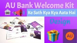 AU Bank Welcome Kit Ke Sath Kya Kya Aata Hai | AU Bank Welcome Kit Unpacking | Welcome Kit Unboxing