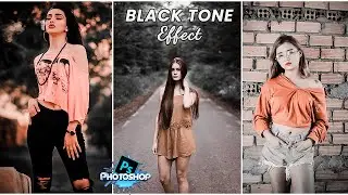 Black Tone Effect in Photoshop #shorts #photoshop2023