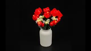 BrickBling Light Kit for LEGO Icons Bouquet of Roses 10328