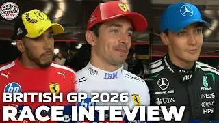 F1 Drivers Post Race Interviews British Grand Prix 2026
