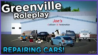 FIXING AND TEST DRIVING CUSTOMERS CARS!! | Greenville Roleplay ROBLOX