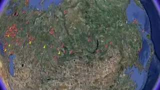 География поставок за 3 года (2004, 05, 06 гг.)