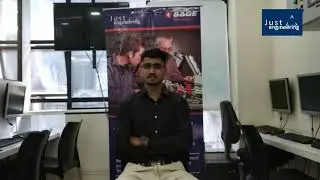 Saurabh Patil - A Mechanical Engineer shares his PLC, SCADA training experience at Just Engineering
