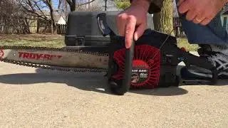 Auction Day First Start Ups - Echo CS-340 and Troy Built 46 CC