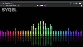 SYQEL Music Visualizer Web App Demo (V4)