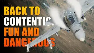 F/A-18 on Contention 80s Server | DCS | PvP Multiplayer | Syria Map | Amazing Graphics